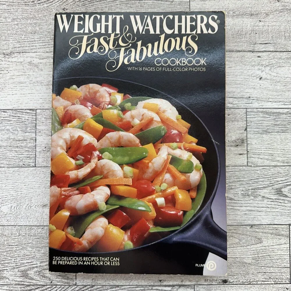 Vintage Paperback Weight Watchers Fast & Fabulous Cookbook Jean Nidetch 1985 WW‎